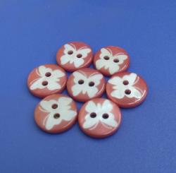 Animal Pattern Laser Design River Shell Buttons