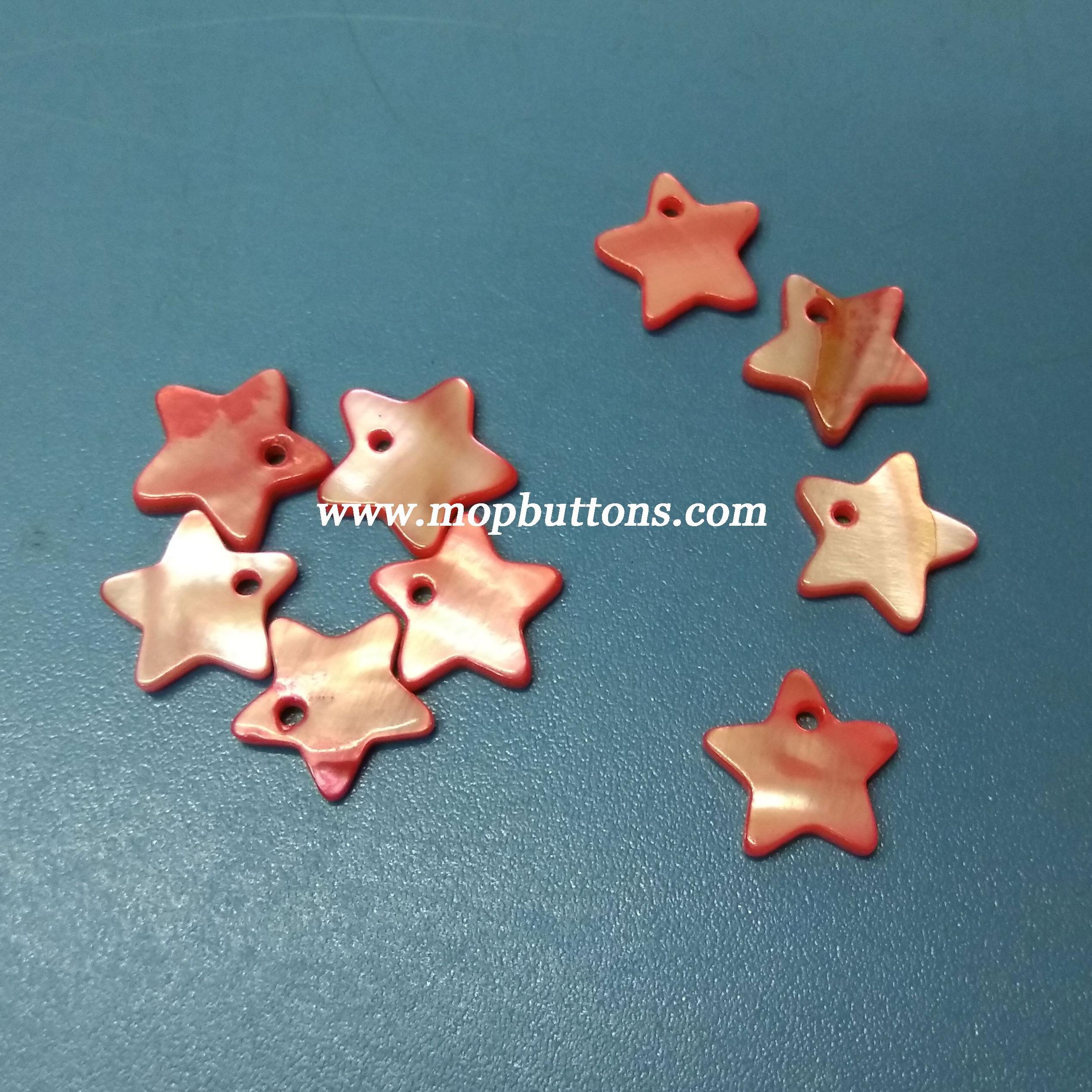 Multicolor Star Shaped Bulk Custom Sewing Buttons