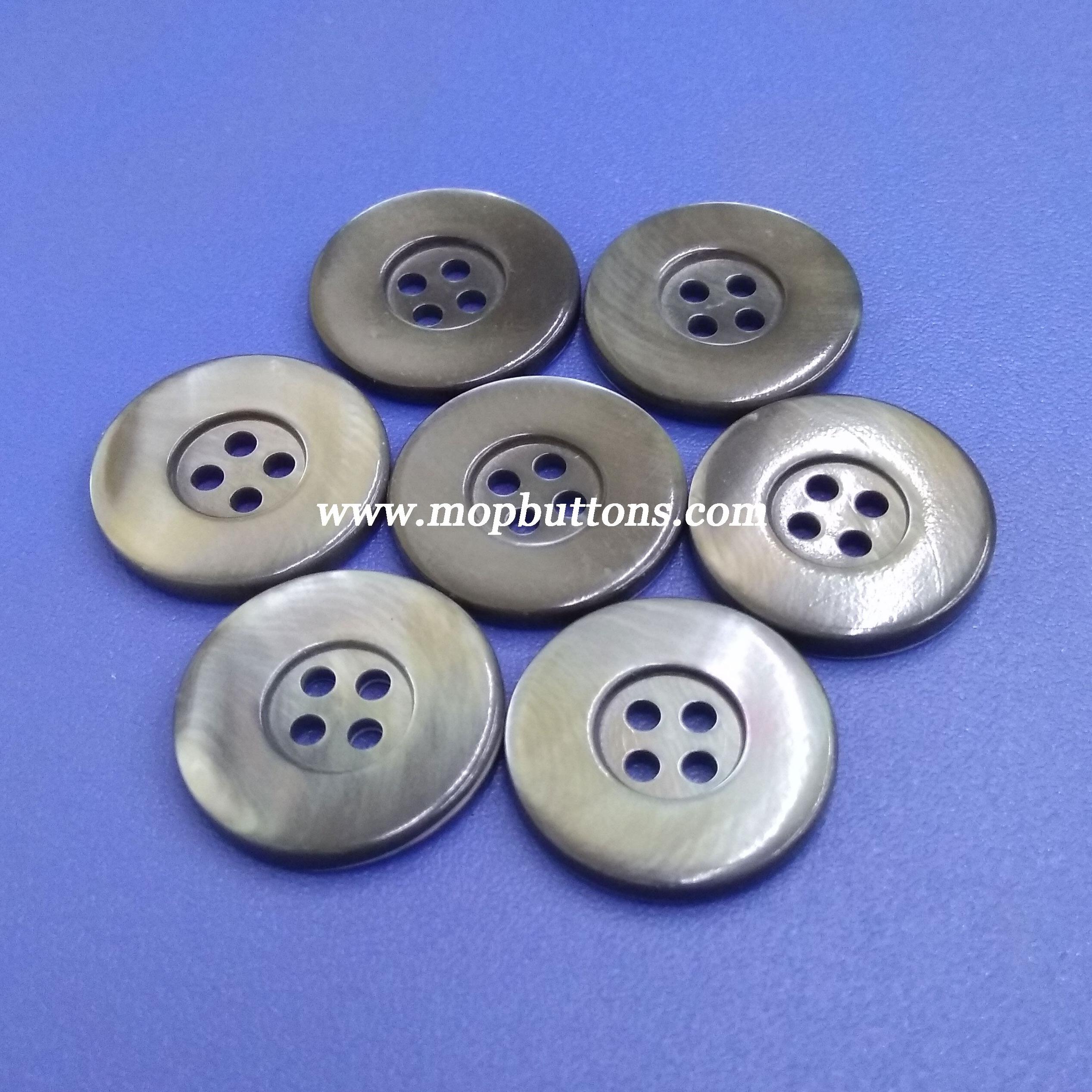 Custom Smoky 4 Holes Garment Buttons