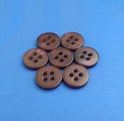 Red Wine Color Coated Natural Button for Blouse, Sweater, Suit