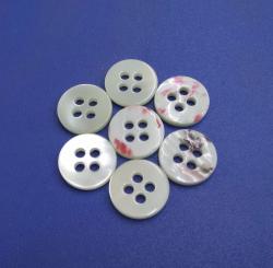 Genuine Natural White 11.5mm Trocas Sewing Buttons