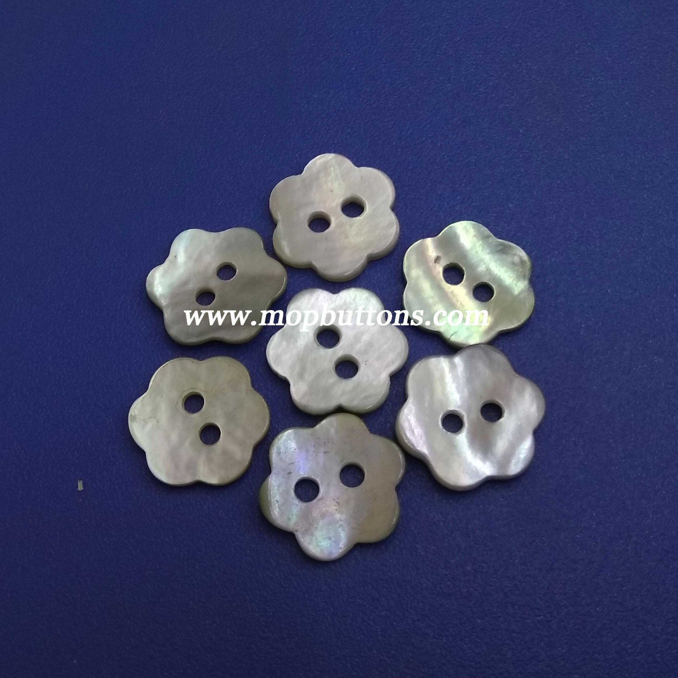 Plum Blossom Chinese Agoya Shell Button