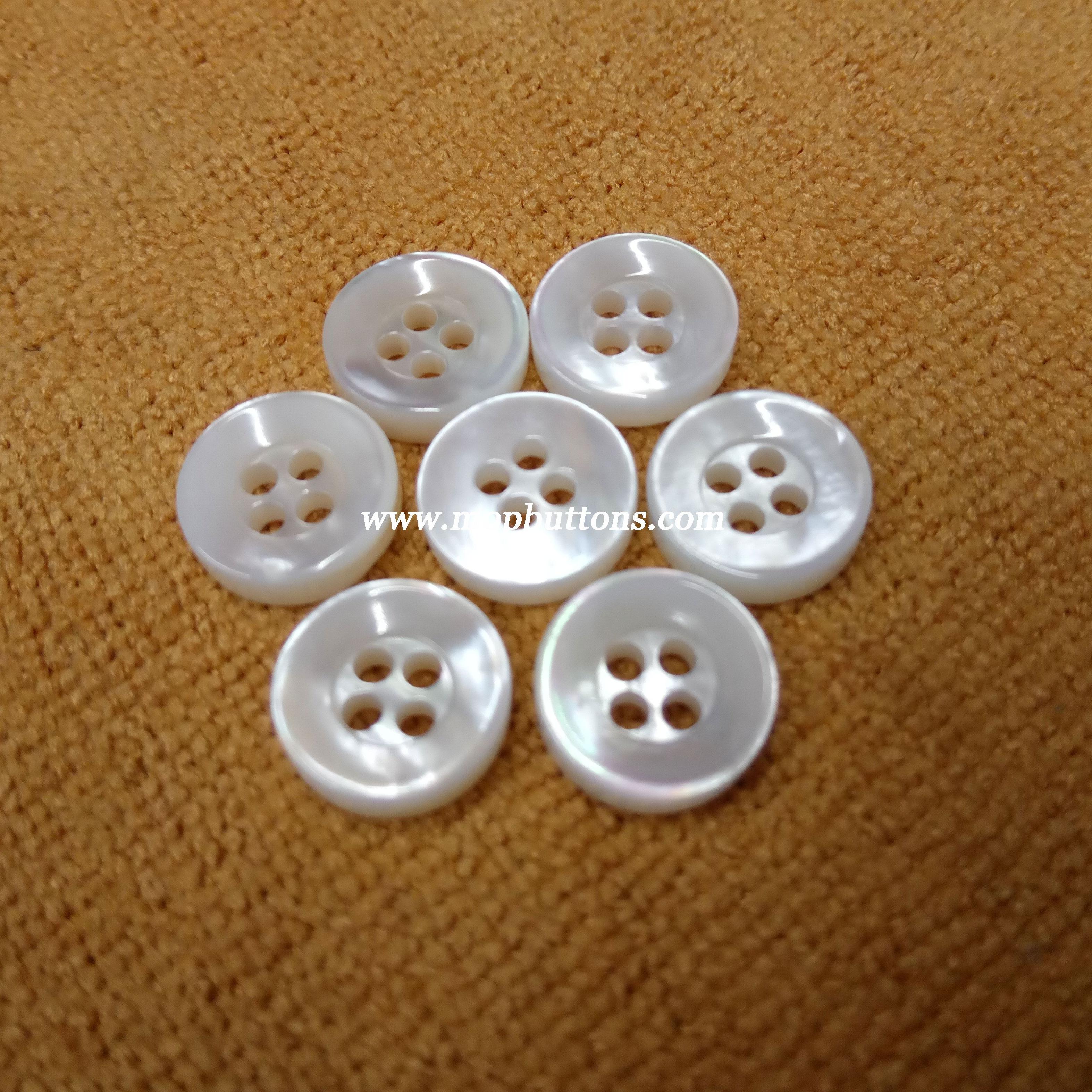 Luxurious High Quality MOP Buttons With Large Rim