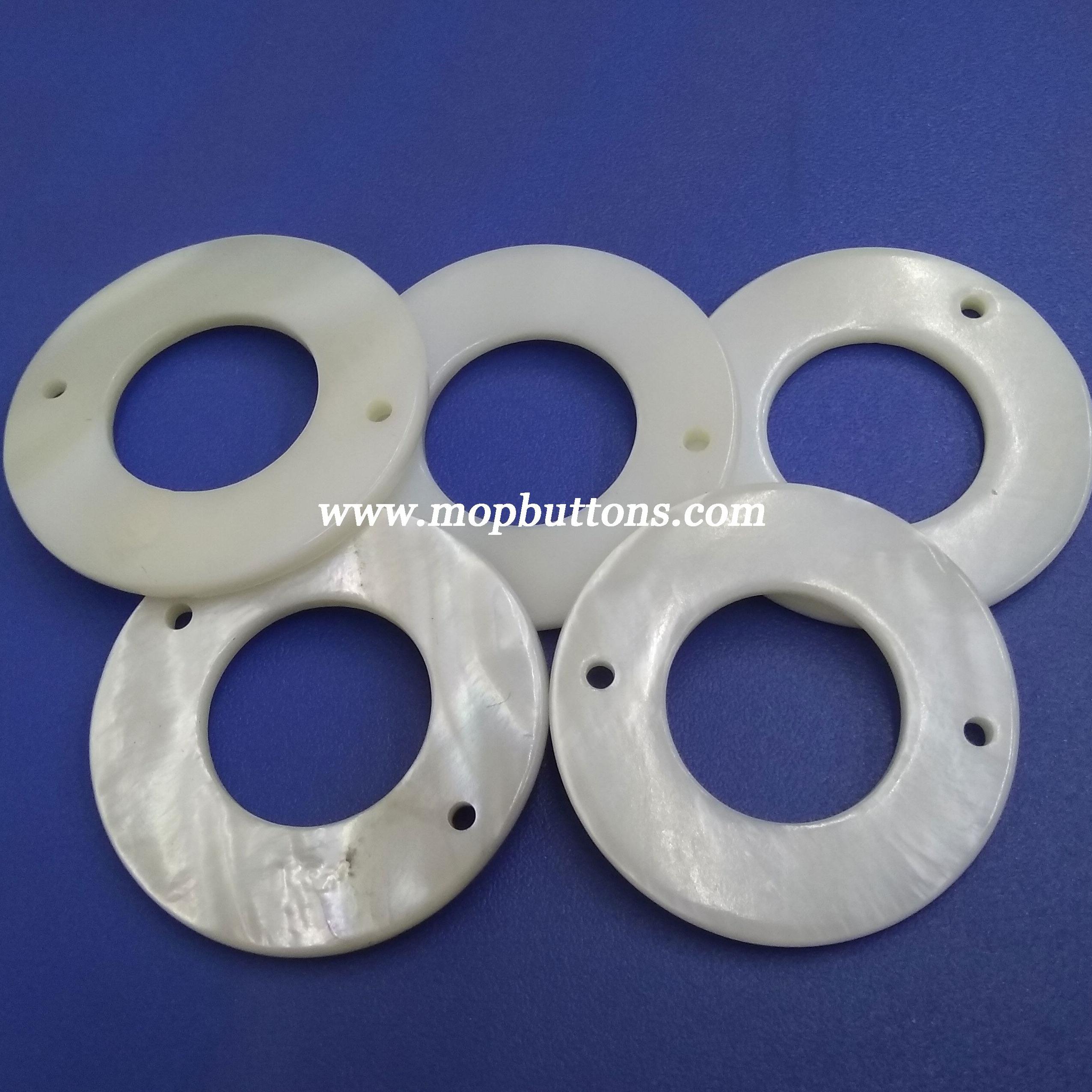 Two Holes Circle Decoration Shell Button