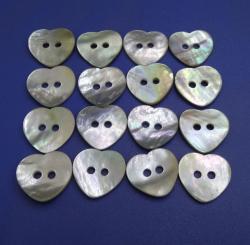 Two Holes Heart Shape Button Sewing Notions for Scrapbooking