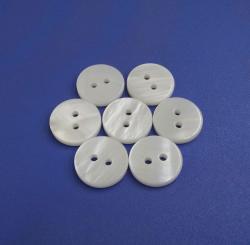  Double Flatback 2 Holes River Pearl Shirt Buttons