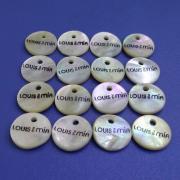 Custom LOGO Printed Design Japan Quality Agoya (Akoya) Shell Button