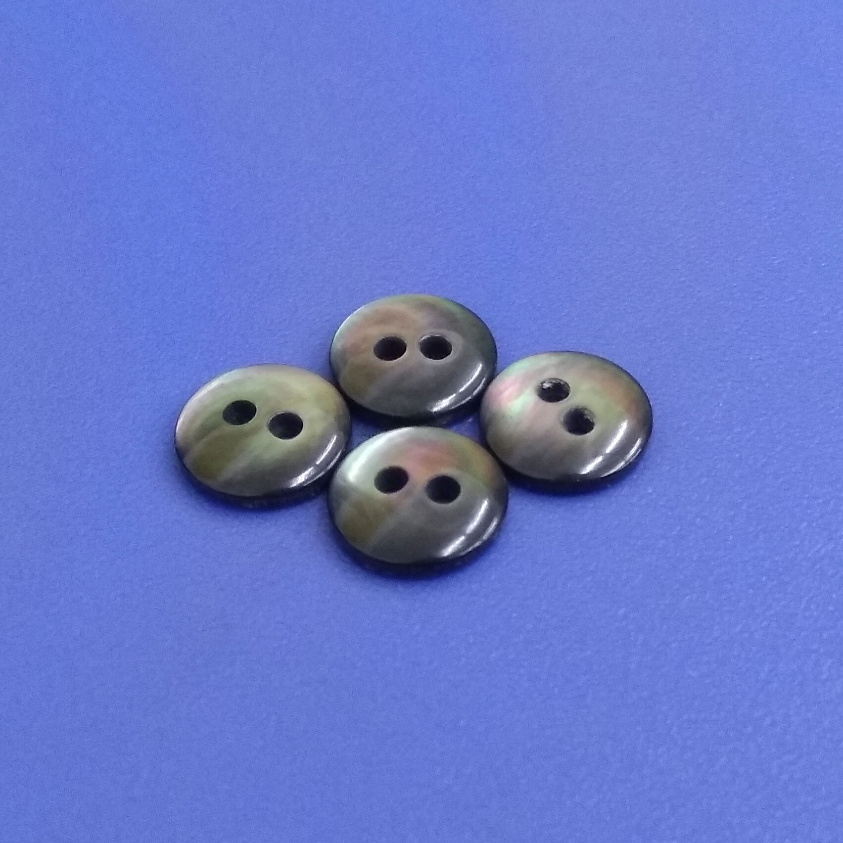 Fancy 2Holes Black MOP Embellishment Buttons in Bulk