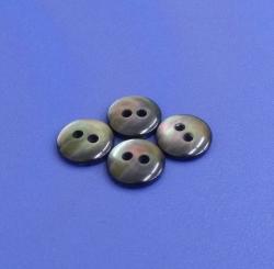 Fancy 2Holes Black MOP Embellishment Buttons in Bulk