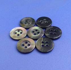 Large Size 4Holes Natural Black MOP Buttons for Coat, Jacket, Blouse