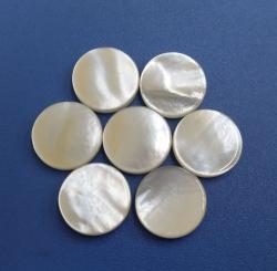 High Polished White Natural Mother of Pearl Shank Buttons Free Shipping