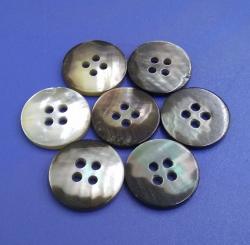 Four Holes 3mm Thickness Mixed Color Natural Mother of Pearl Shirt Buttons