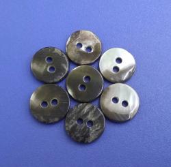 Flatback Natural Black Mother of Pearl Clothing Buttons