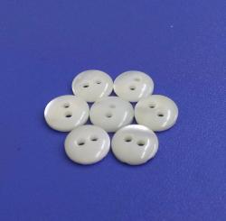 Fancy 3mm ThicknessTwo Holes White Trocas Shell Sewing Shirt Buttons