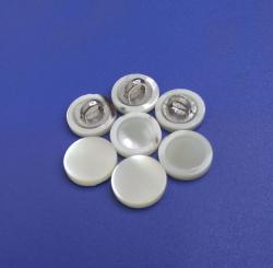 Fashion Trocas Shell Pearl Shank Buttons with Metal Ring for Blouse Footwear