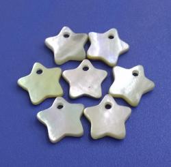 Multi Stars Japan Agoya Shell Button for Making Jewelry and Scrapbooking
