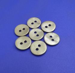 Customized Silver Colored Round Japanese Akoya Shell Buttons