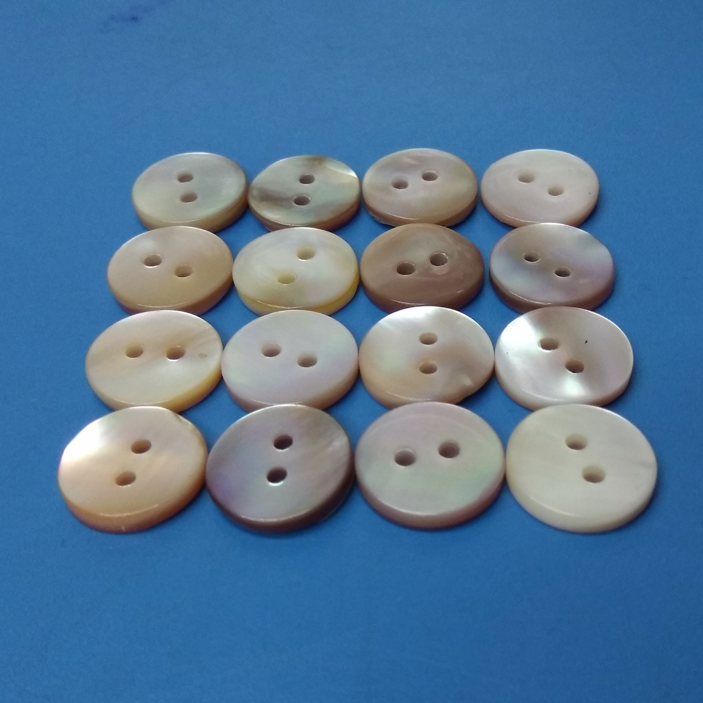 Natural Rainbow Shell Button for Fashion Clothing Industry