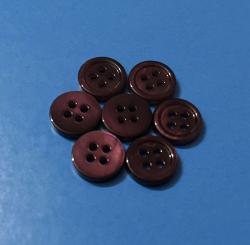 Dyeable 18L 12.5mm 4Holes 3mm River Shell Shirt Buttons