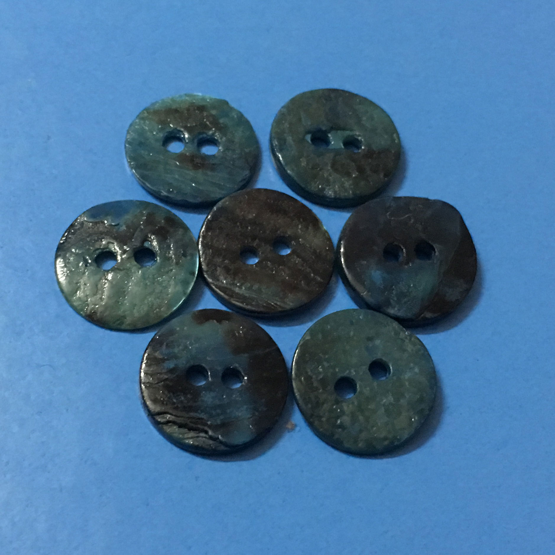 Color coated Japan Akoya Shell Button for Fashion Designer Sewing Studio
