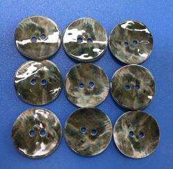 Pattern Printed or Laser on Natural Akoya Shell Buttons