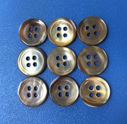 Mixed Color Eco-Friendly Various Sizes Trochus/Trocas Shell Buttons with Rim