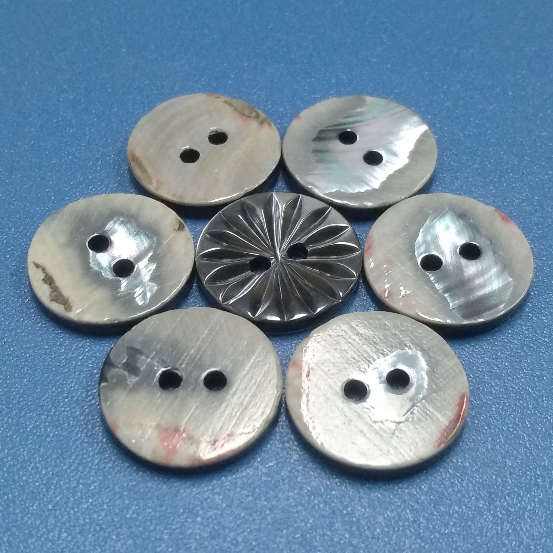 New Collection Smoky Trocas/Trochus Shell Buttons Manufactured by MOP BUTTONS