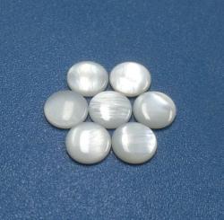 Iridescent Pearlised Domed Real MOP Shank Sewing Buttons for Jewelry Beads