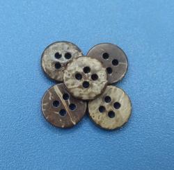 Natural Wood Eco Friendly Rustic Coconut Sewing Buttons Botones de Coco