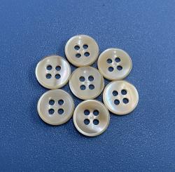 Glossy Natural Bowl Shape Slim Rim Trocas Shell Buttons for Garment Industry