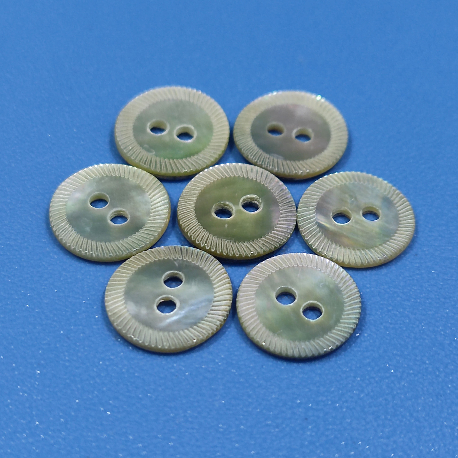 Custom Design Laser Engraved Logo Natural Japanese Agoya Pearl Shell Buttons